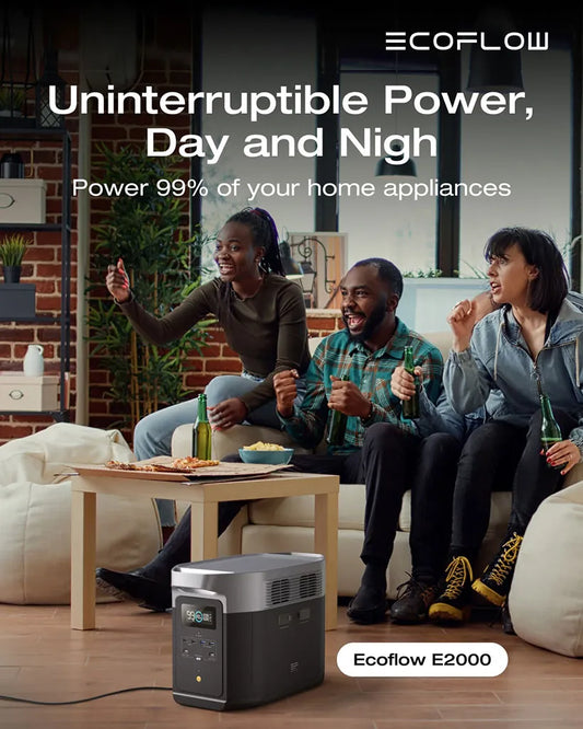 EcoFlow E2000 – Portable Power Station (2048Wh, 2400W) – EFE2000-UK