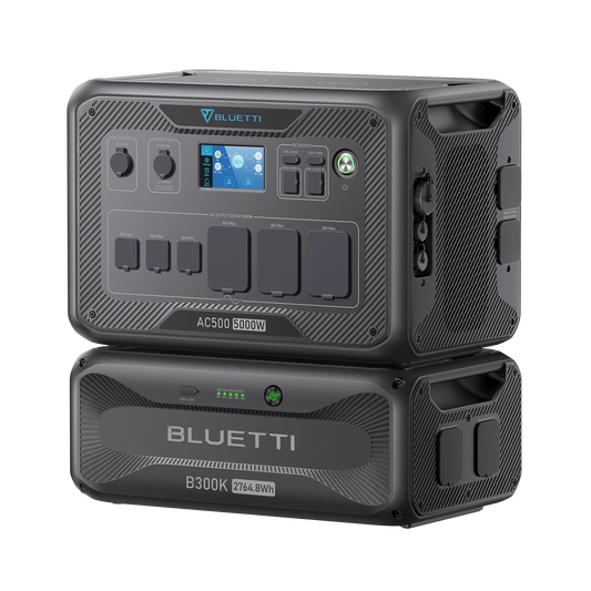 Everglow Tech BLUETTI AC500 + B300K Home Battery Backup