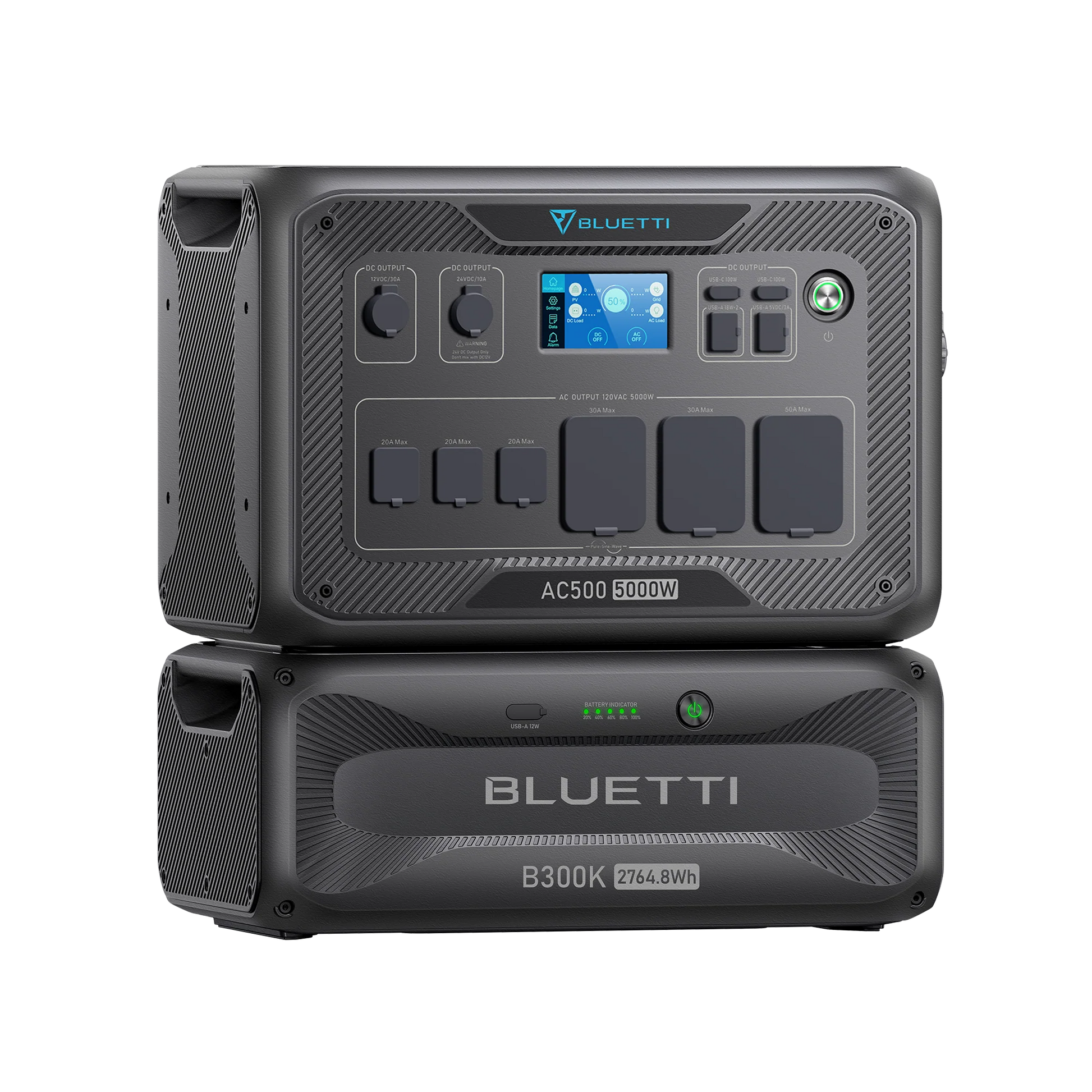 Everglow Tech BLUETTI AC500 + B300K Home Battery Backup