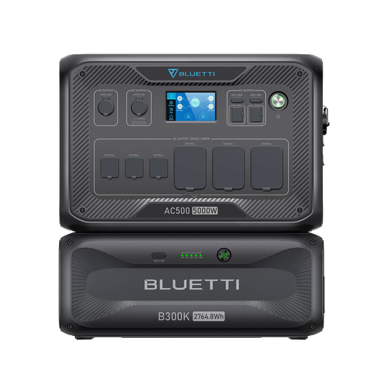Everglow Tech BLUETTI AC500 + B300K Home Battery Backup BLUETTI AC500+B300K | Home Battery Backup