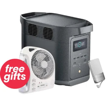 EcoFlow DELTA 2 BLACK E980 – Portable Power Station (500W, 980Wh) with FREE GIFTS – EFE980-UK